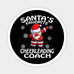 Santas Favorite Cheerleading Coach Christmas Magnet